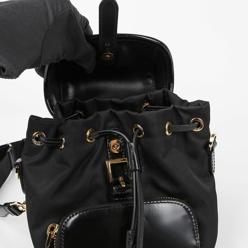 【包稅】PRADA 1BZ075 尼龍小號肩斜背包-8