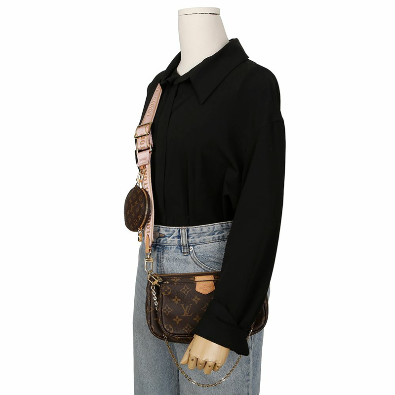 【包稅】LOUIS VUITTON M44840 多功能手拿包/斜背包-8