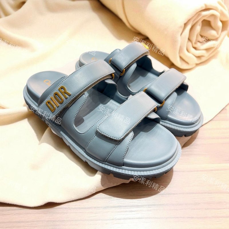 莉亞精品♡Dior 魔鬼粘涼拖鞋 尺碼38.5 九新美鞋-1