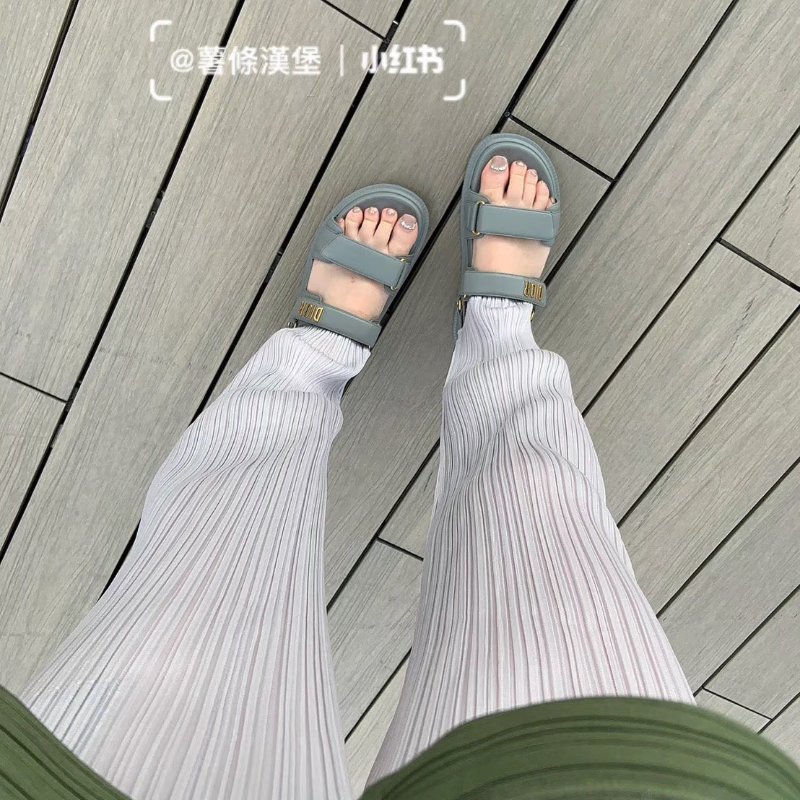 莉亞精品♡Dior 魔鬼粘涼拖鞋 尺碼38.5 九新美鞋-2