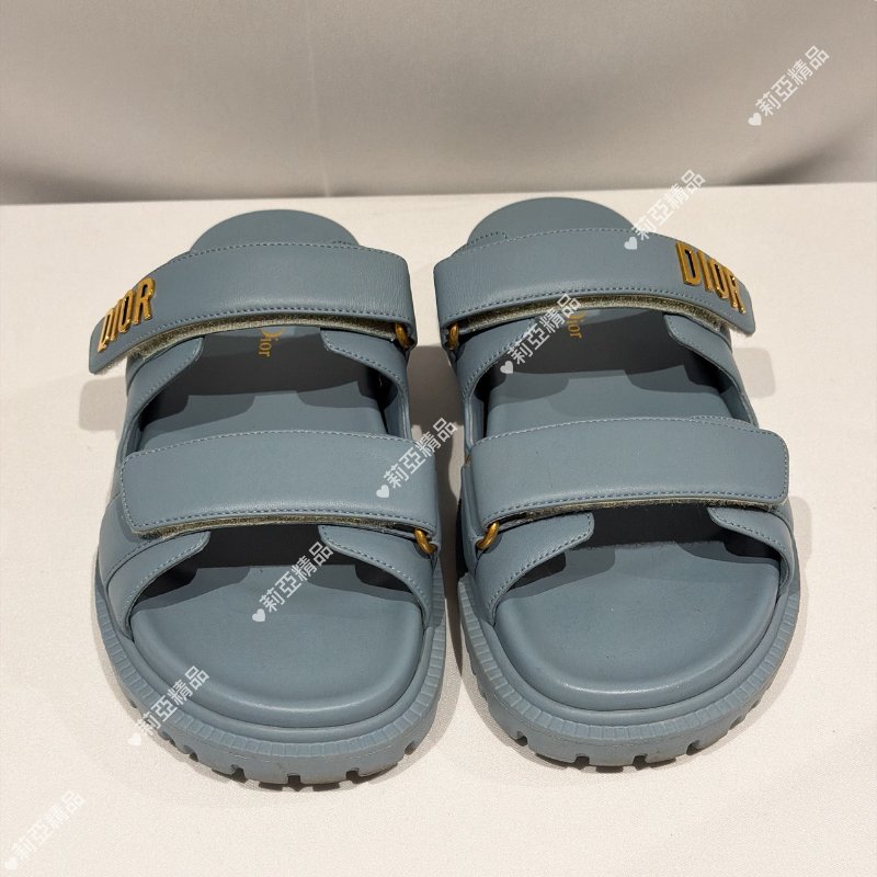 莉亞精品♡Dior 魔鬼粘涼拖鞋 尺碼38.5 九新美鞋-4