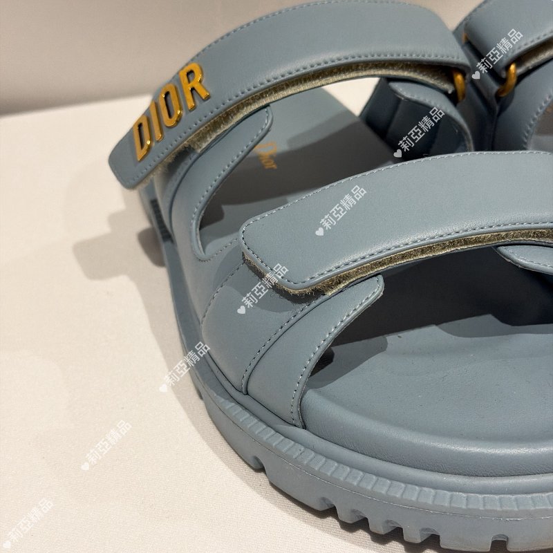 莉亞精品♡Dior 魔鬼粘涼拖鞋 尺碼38.5 九新美鞋-5
