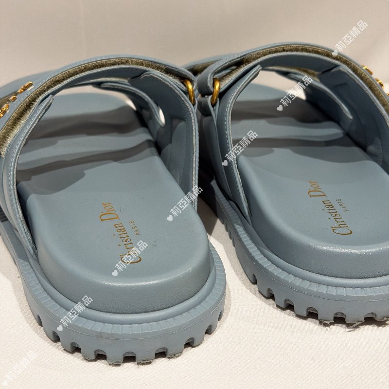 莉亞精品♡Dior 魔鬼粘涼拖鞋 尺碼38.5 九新美鞋-6