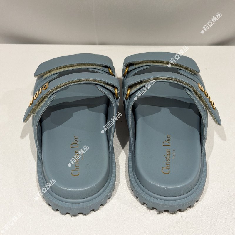 莉亞精品♡Dior 魔鬼粘涼拖鞋 尺碼38.5 九新美鞋-7