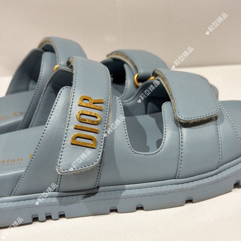 莉亞精品♡Dior 魔鬼粘涼拖鞋 尺碼38.5 九新美鞋-11