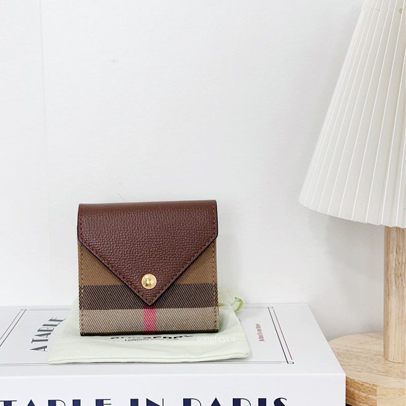 Burberry 經典格紋 三折長夾-0