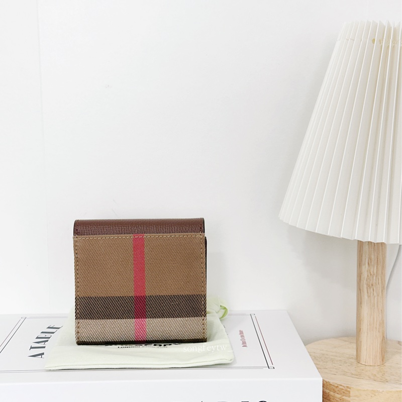 Burberry 經典格紋 三折長夾-1