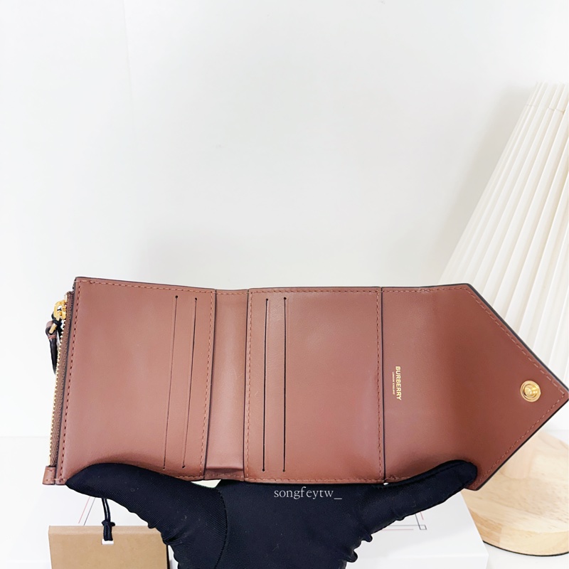 Burberry 經典格紋 三折長夾-3