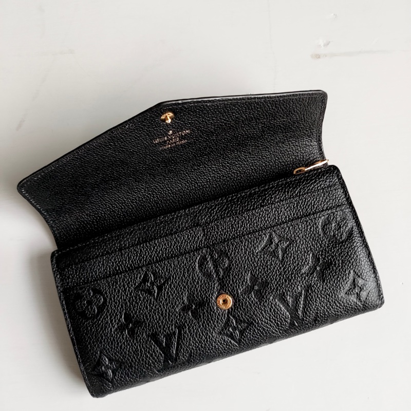 #LV Empreinte SARAH 黑色小牛皮信封式金釦長夾 Louis Vuitton-7