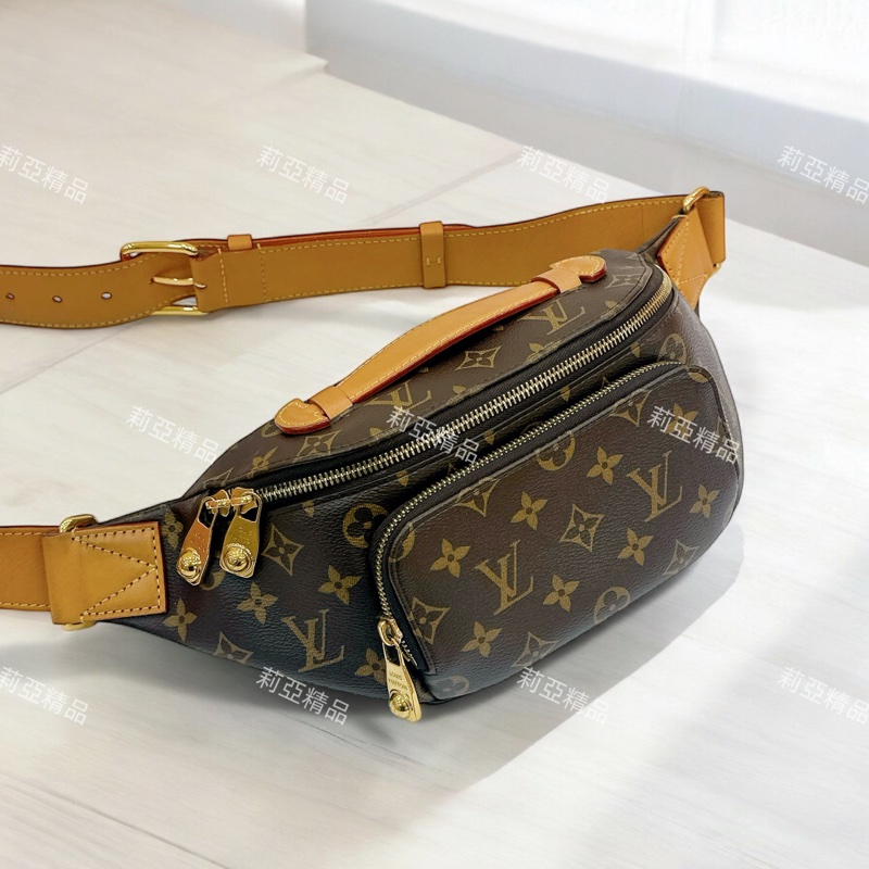 莉亞精品♡ LV 老花腰包 二手美包-0