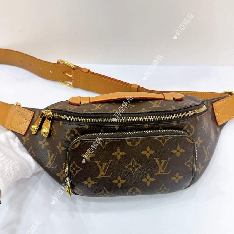 莉亞精品♡ LV 老花腰包 二手美包-2