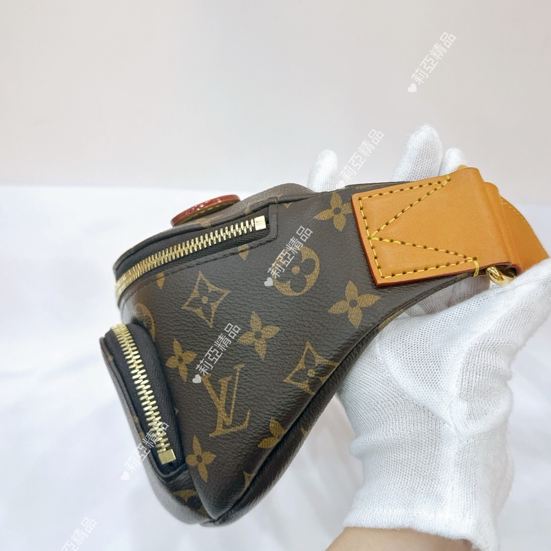 莉亞精品♡ LV 老花腰包 二手美包-6