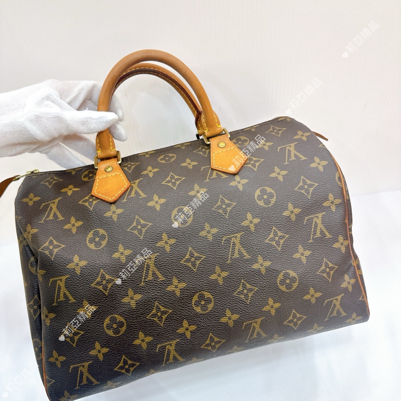 莉亞精品♡ LV 老花speedy 30 二手美包-3