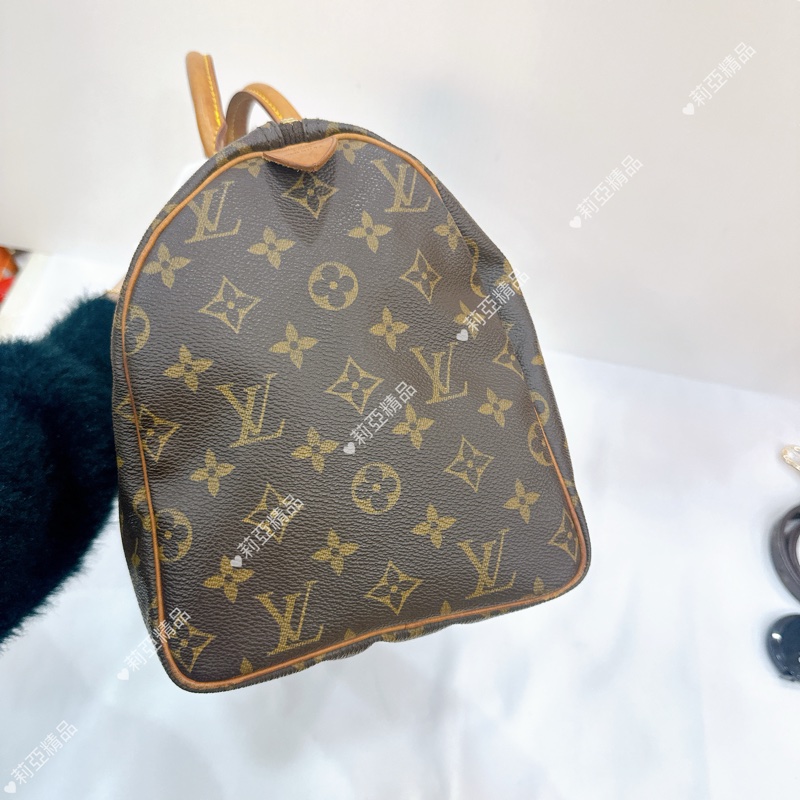 莉亞精品♡ LV 老花speedy 30 二手美包-6
