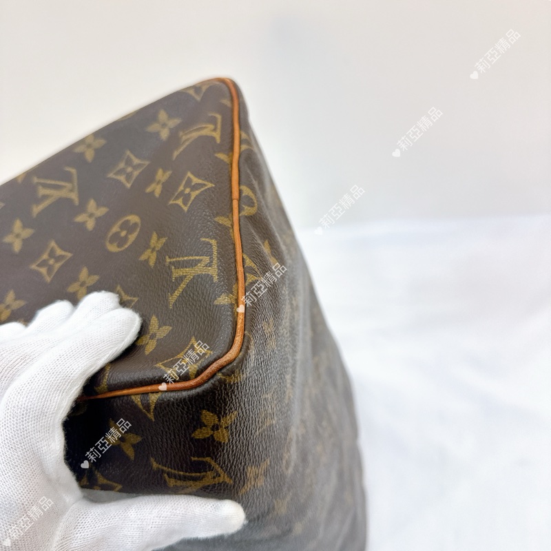 莉亞精品♡ LV 老花speedy 30 二手美包-14