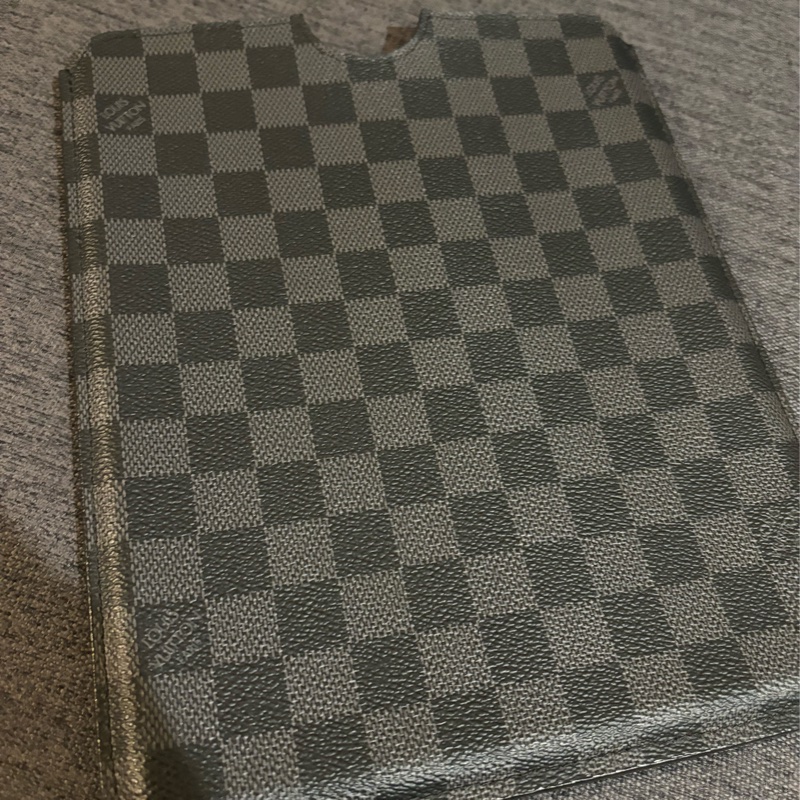 lv棋盤格iPad 皮套 非常新-17