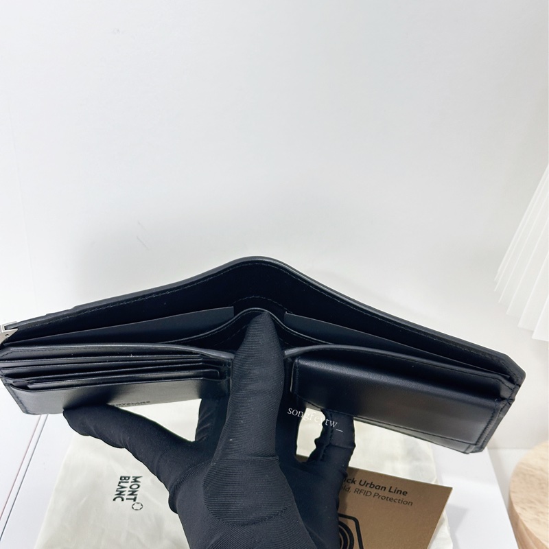 萬寶龍 防盜技術 零錢袋 男短夾-4