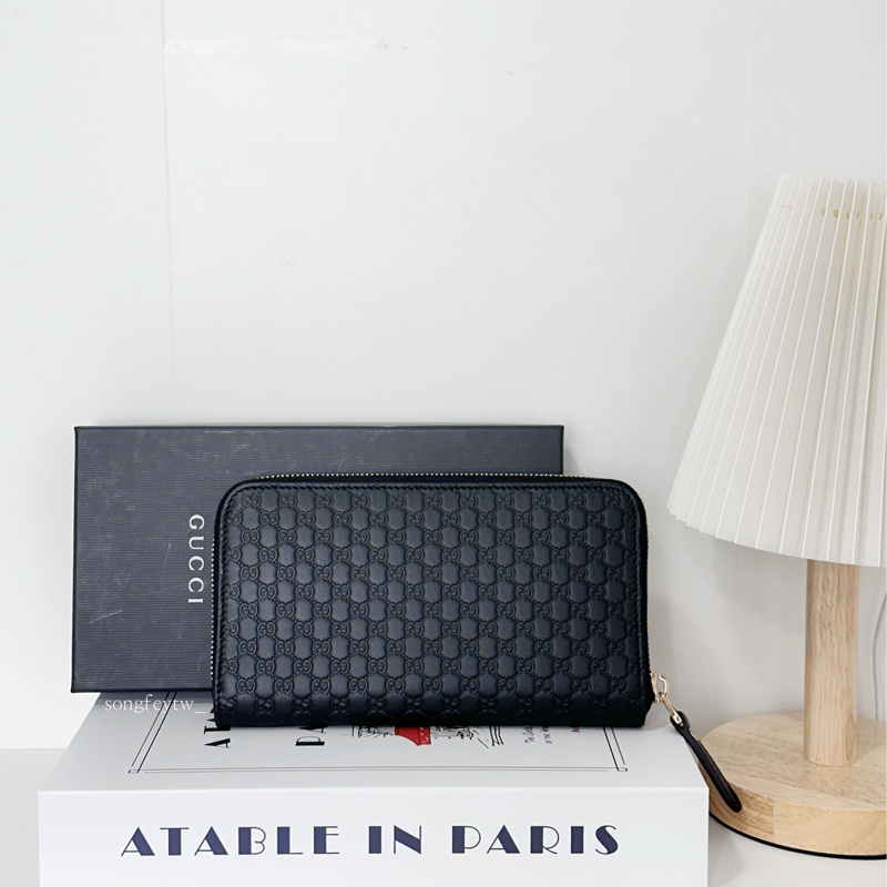 Gucci 經典 浮雕 拉鏈長夾-2