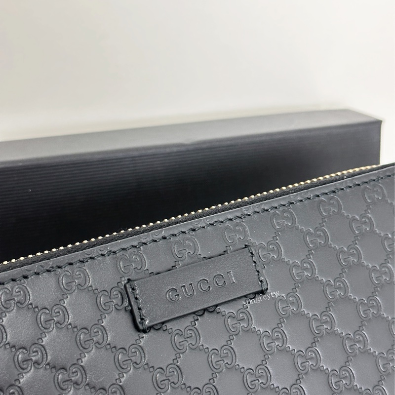 Gucci 經典 浮雕 拉鏈長夾-5