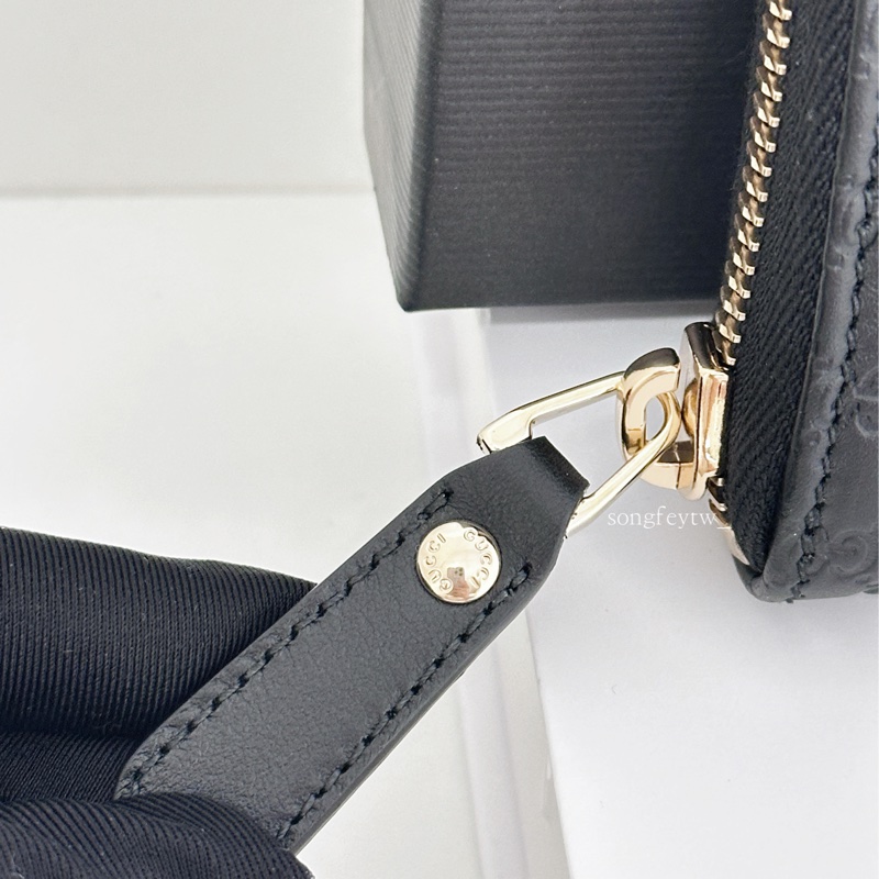 Gucci 經典 浮雕 拉鏈長夾-6