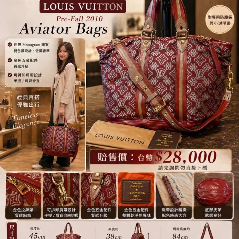 售 ！二手正品少用狀態佳！   Pre-Fall 2010 Aviator Bags-5