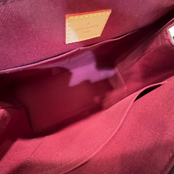 LV 原花 Petit Palais金釦手提斜背包-10