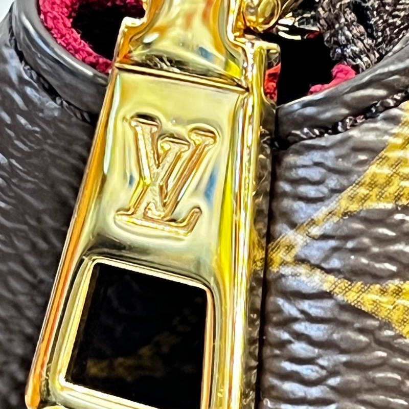 LV 原花 Petit Palais金釦手提斜背包-12