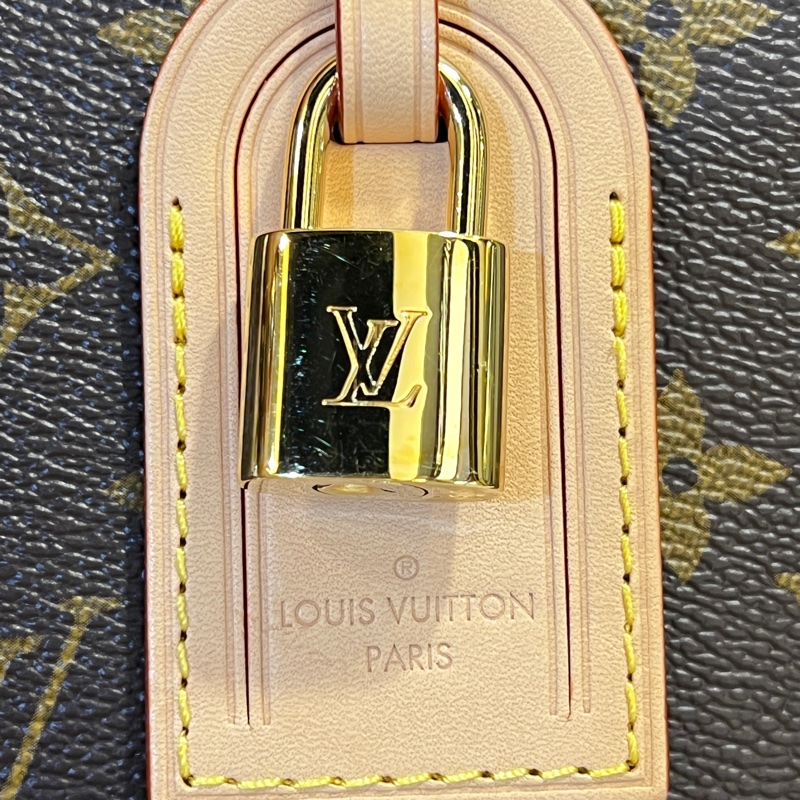 LV 原花 Petit Palais金釦手提斜背包-13