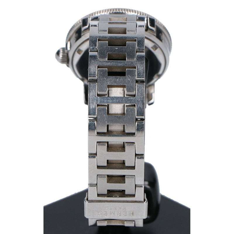 愛馬仕 CL5 210 Clipper 潛水錶，不鏽鋼錶殼，海軍藍錶盤，石英機芯，銀色/海軍藍，女士款-3