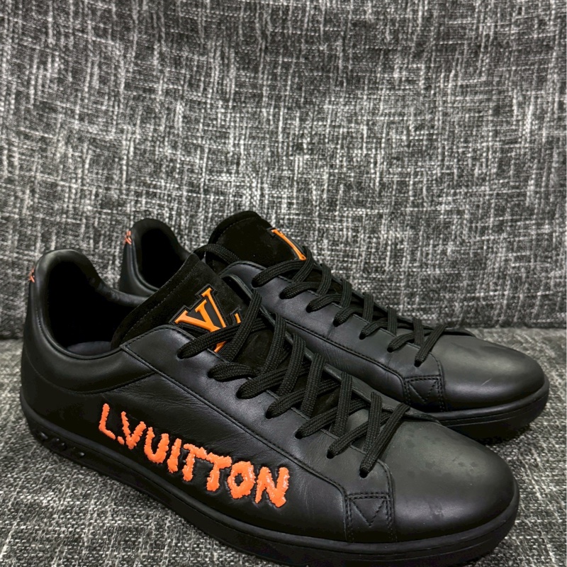 LV黑橘Luxembourg板鞋-1