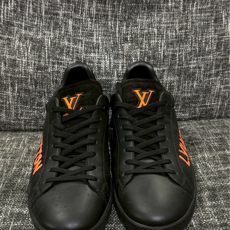 LV黑橘Luxembourg板鞋-5