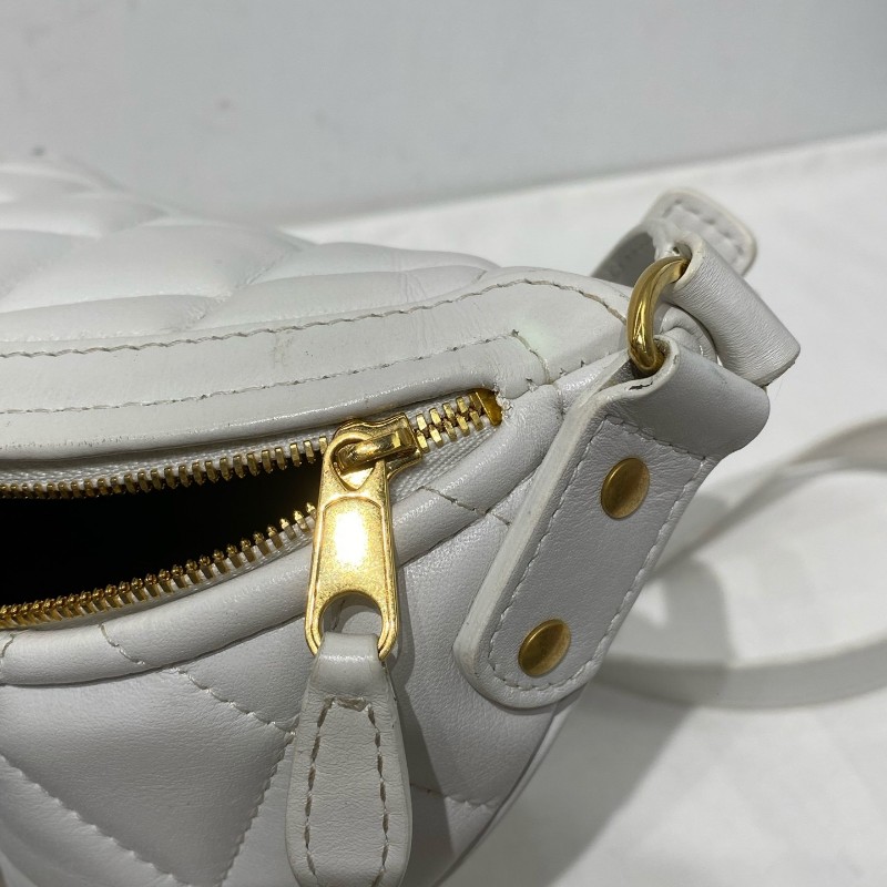 Balenciaga 菱格腰包 艾菲爾鐵塔裝飾鏈條 肩背包手提包斜背包-9