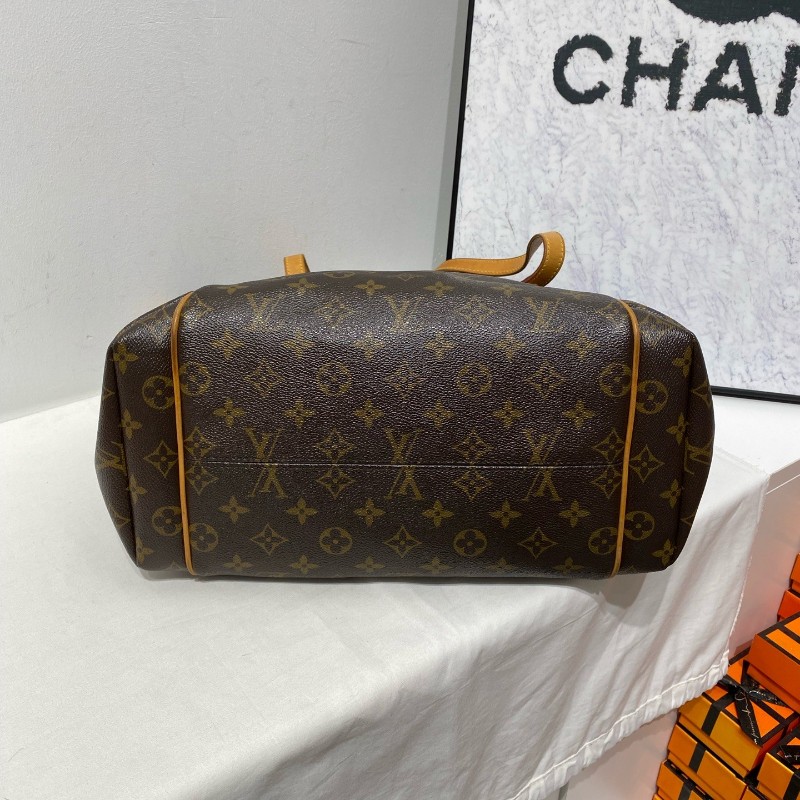 LV路易威登 Totally 奶瓶包 老花托特包 肩背包-4