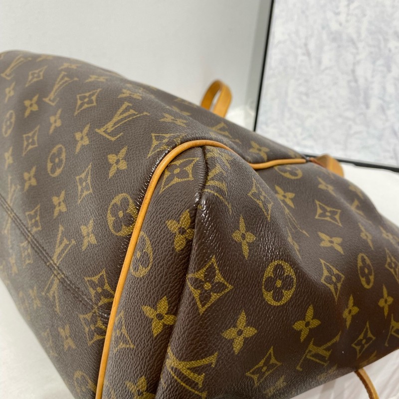 LV路易威登 Totally 奶瓶包 老花托特包 肩背包-8