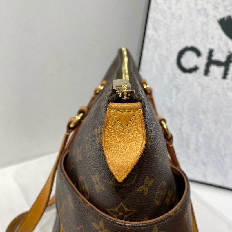 LV路易威登 Totally 奶瓶包 老花托特包 肩背包-12