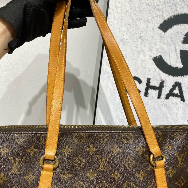 LV路易威登 Totally 奶瓶包 老花托特包 肩背包-15