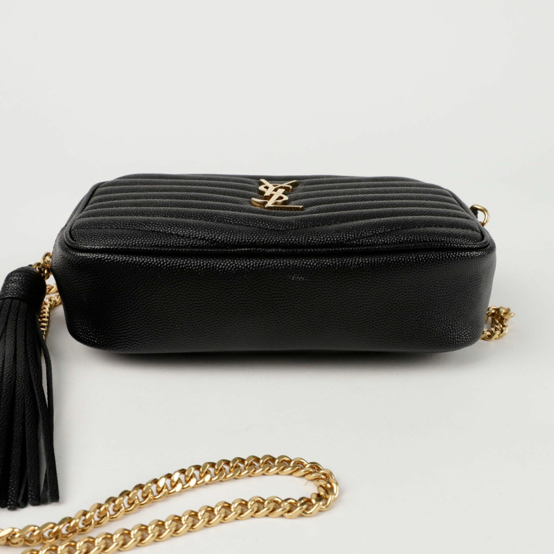 【包稅】SAINT LAURENT 迷你 Loo 鏈條單肩斜背包 585040-7