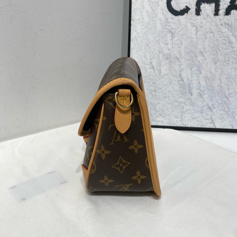 LV 路易威登 Diane 老花法棍 肩背包斜背包 晶片款-3