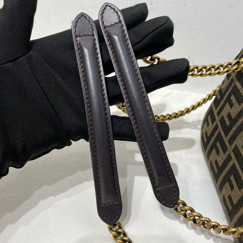 Fendi Baguette 老花法棍鏈條肩背包斜背包 中號-6