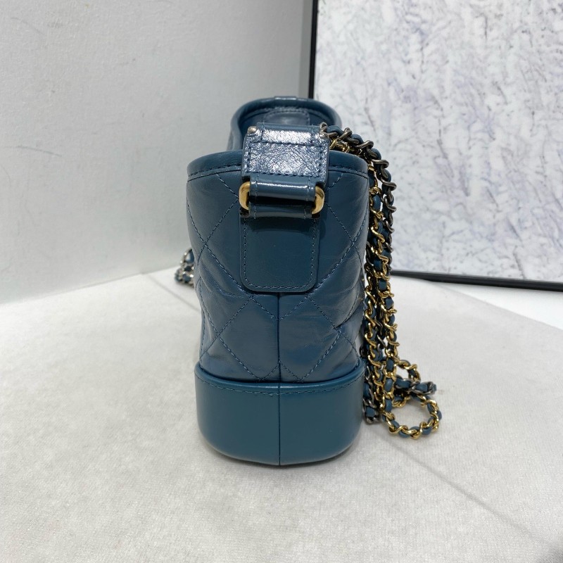 Chanel Gabriellle 流浪包 小號 霧霾藍 肩背包-2