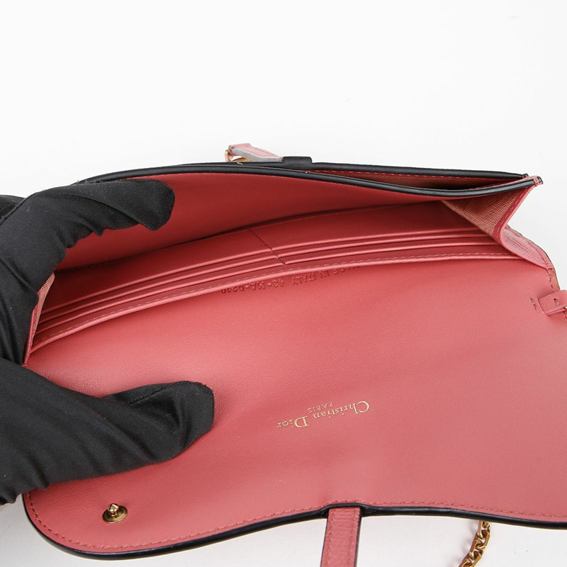 DIOR S5614CBAA 馬鞍形 WOC 肩斜背包-13