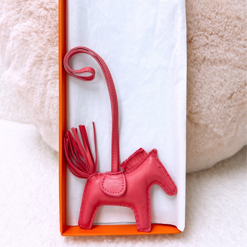 Hermes rodeo PM 粉色小馬包掛-0