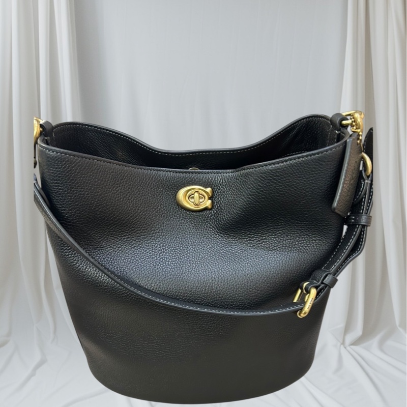 COACH willow黑色大水桶包-0