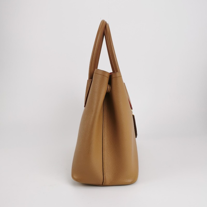 Prada Double 系列中號牛皮手提包肩背包斜背包-2