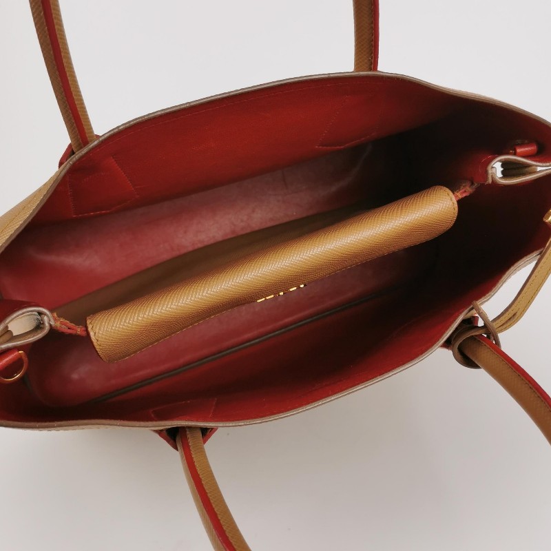 Prada Double 系列中號牛皮手提包肩背包斜背包-5