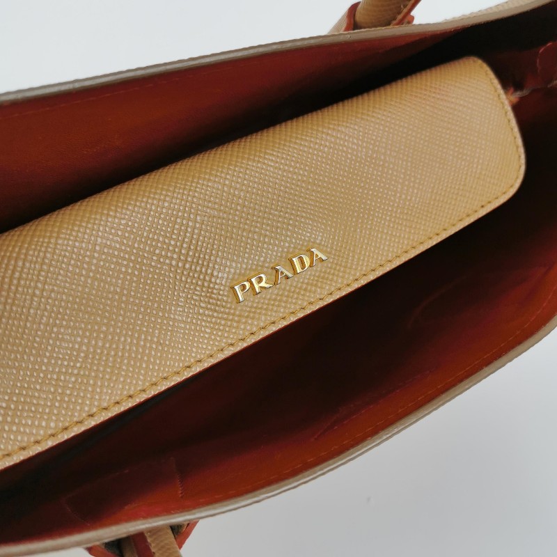 Prada Double 系列中號牛皮手提包肩背包斜背包-6