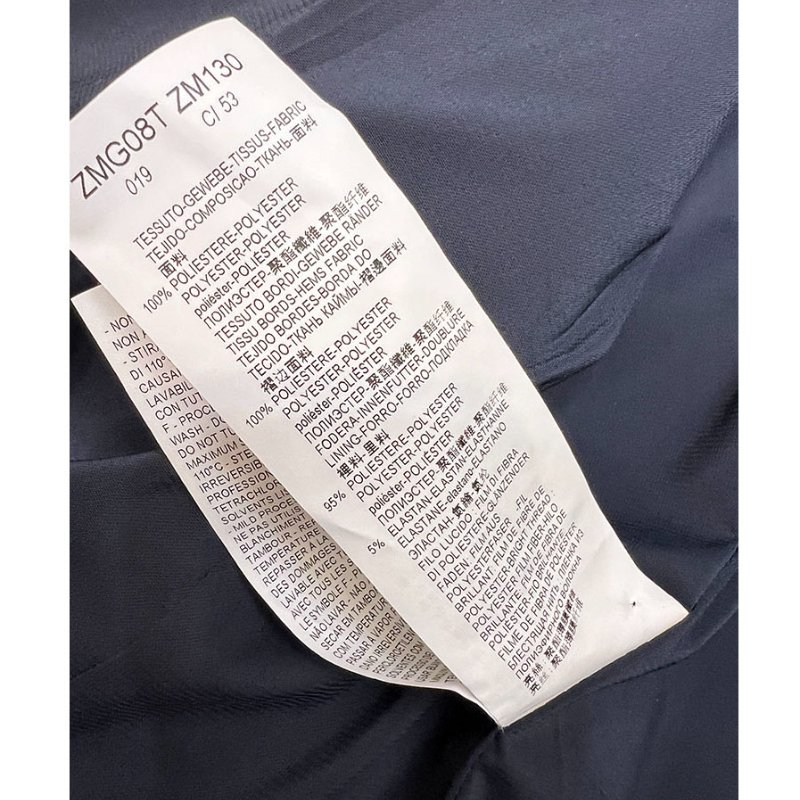 全新 / ARMANI COLLEZIONI 深藍亮片毛呢外套 L-10