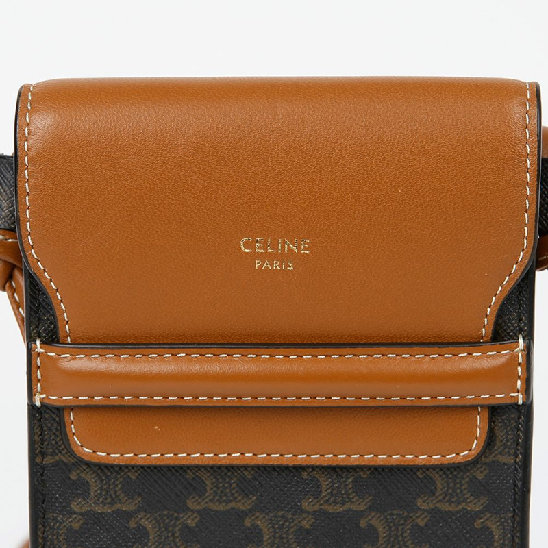 【包稅】CELINE 10G332CQD 翻蓋手機袋斜背包-1