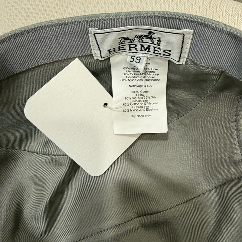 hermes 男裝湖水綠色鴨舌帽-3