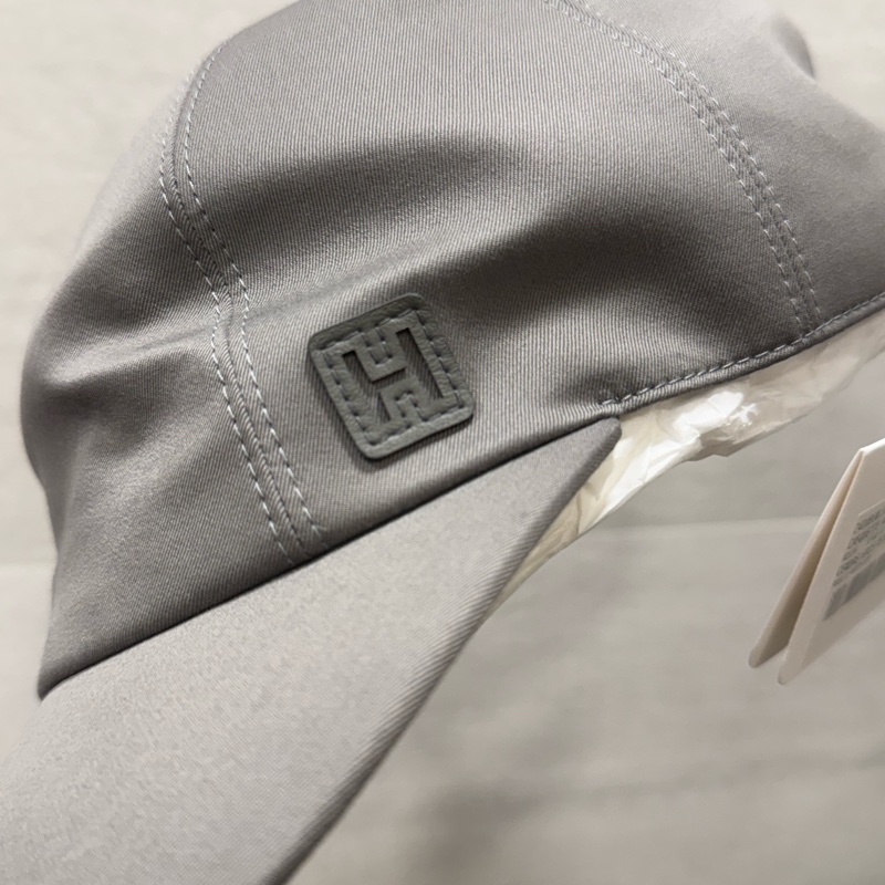 Hermes 男裝灰色鴨舌帽-1